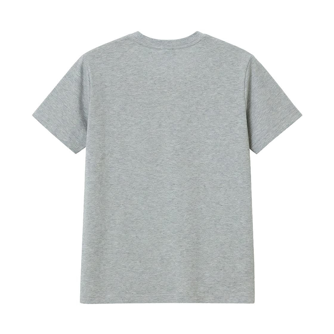 누아트스튜디오 우먼 솔리드 반팔 티셔츠 멜란지그레이(NUART STUDIO Women’s Solid Short Sleeve Melange Gray) - 2