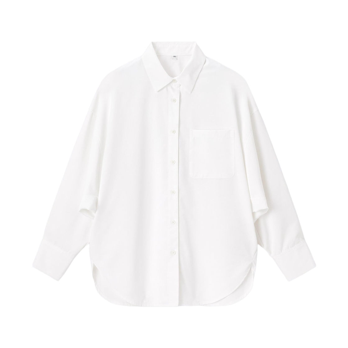 359080-01 (W) GU Dolman Sleeve Shirt Off White