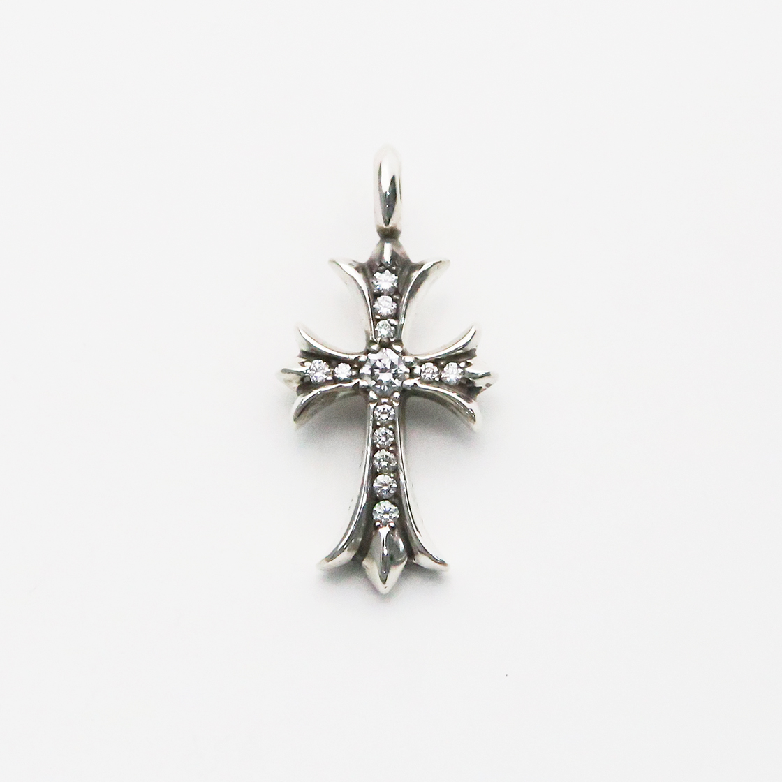 한스룸 크롬하츠 타이니팻 크로스 참 파베다이아(Hansroom Chrome Hearts Tiny Fat Cross Charm Pave Dia) - 2