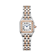 Cartier Panthere De Cartier Watch Pink Gold Steel Diamond-Set Pink Gold Steel