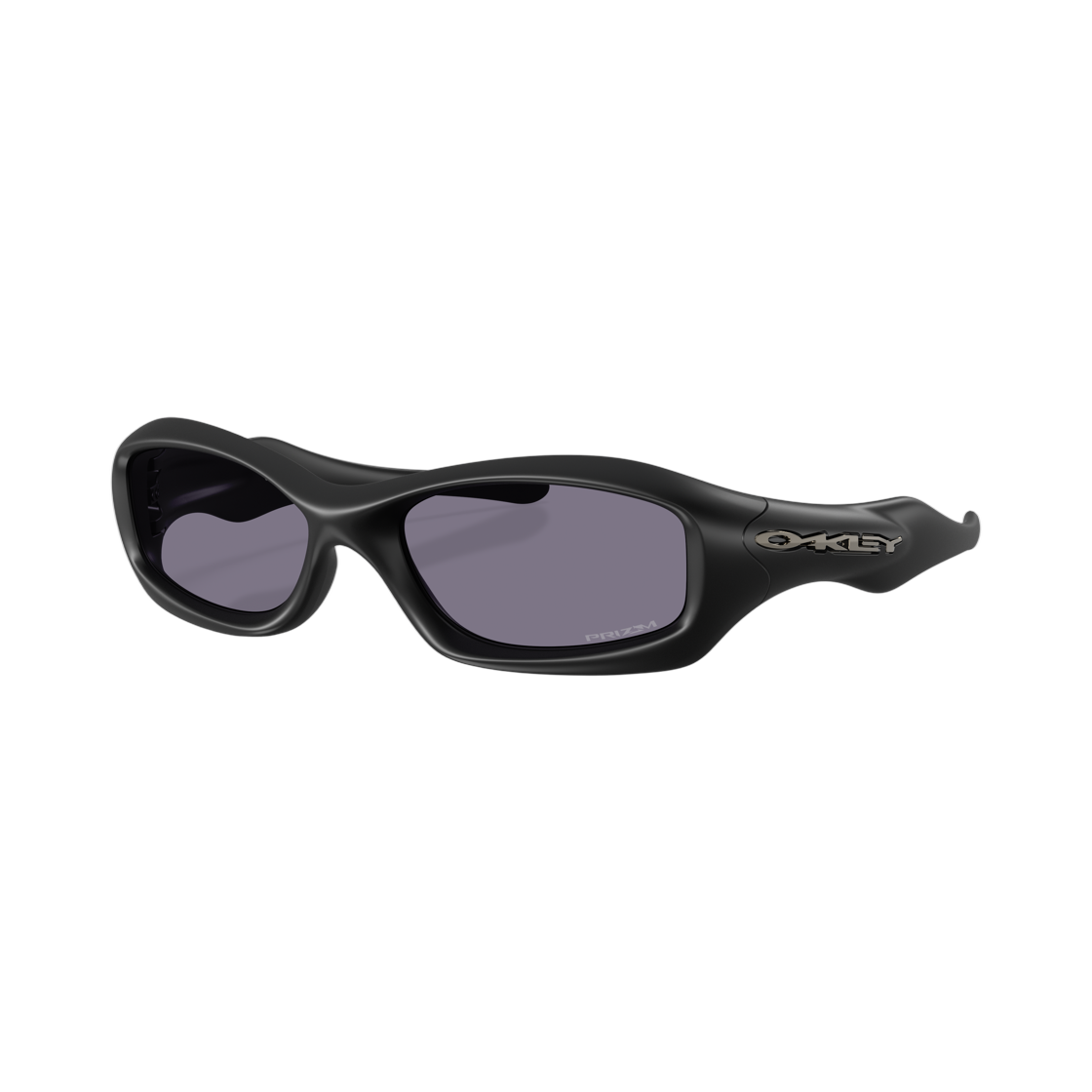 오클리 MUZM 팻캣 매트 블랙 프레임 프리즘 그레이 렌즈 하이 브릿지 핏(Oakley MUZM Fatcat Matte Black Frame Prizm Grey Lenses High Bridge Fit) - 2