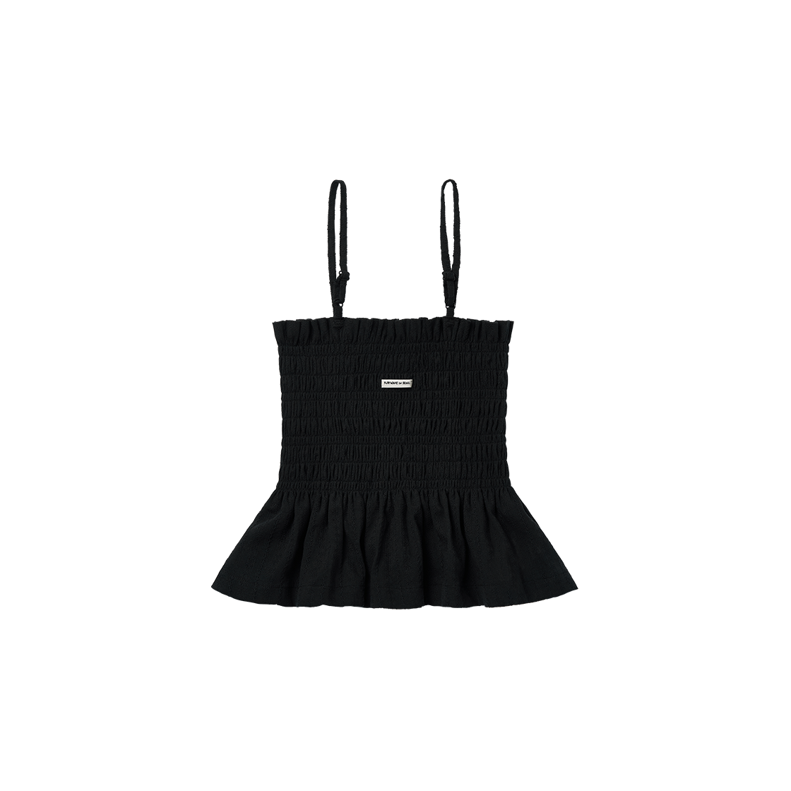 플랫웨이브 인 서울 라니 스모크드 슬리브리스 블랙(Flatwave in Seoul Lani Smoked Sleeveless Black) - 2