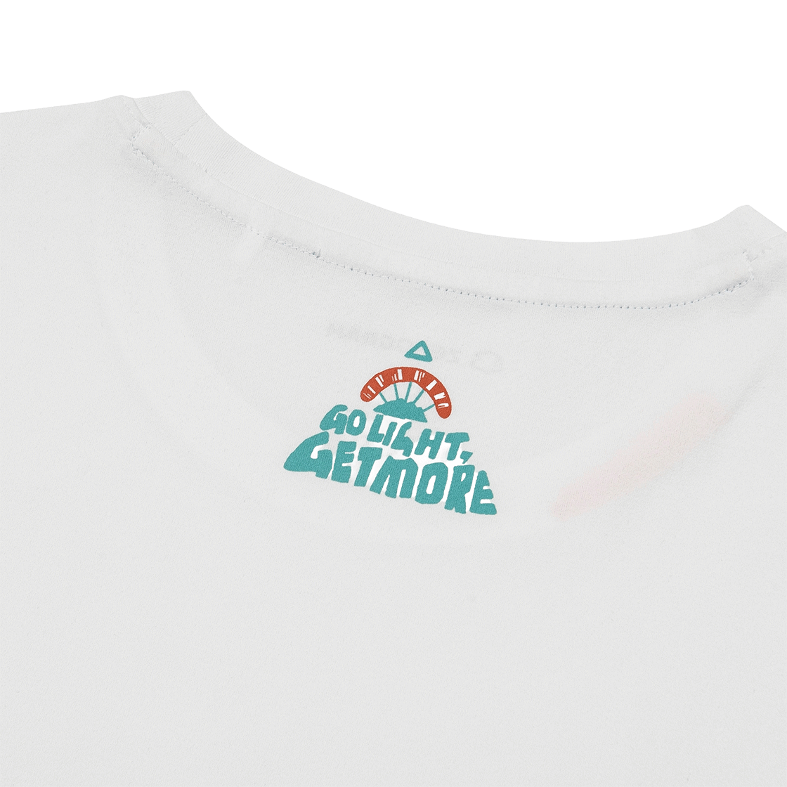 제로그램 x 산 GO LIGHT GET MORE 그래픽 티셔츠(ZEROGRAM x SANN Go Light Get More Frontgraphic SS White) - 4