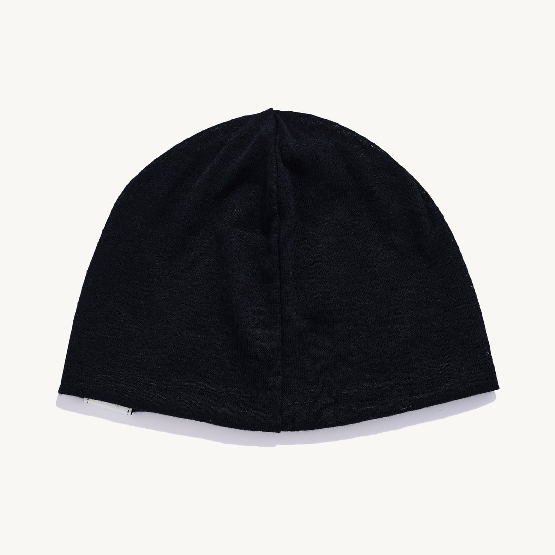 낫뉴 nn 라벨 베이직 비니 블랙(Not New nn Label Basic Beanie Black) - 3