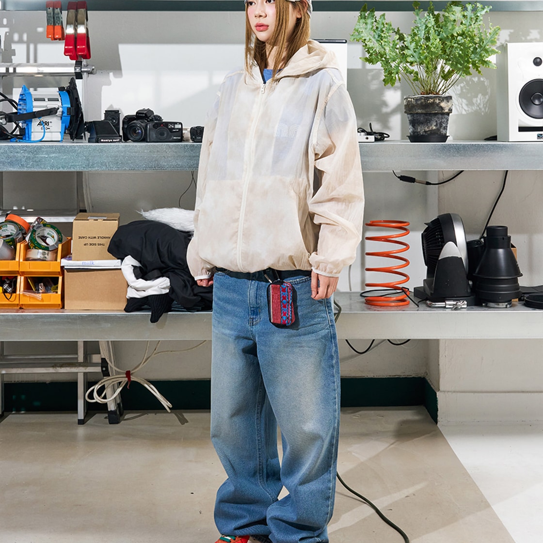 낫뉴 다이 쉘 자켓 샌드 베이지(Not New Dye Shell Jacket Sand Beige) - 2
