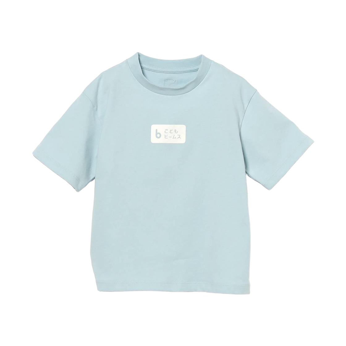 55-04-0308-443 (Kids) Kodomo Beams Logo Print T-Shirt Sax