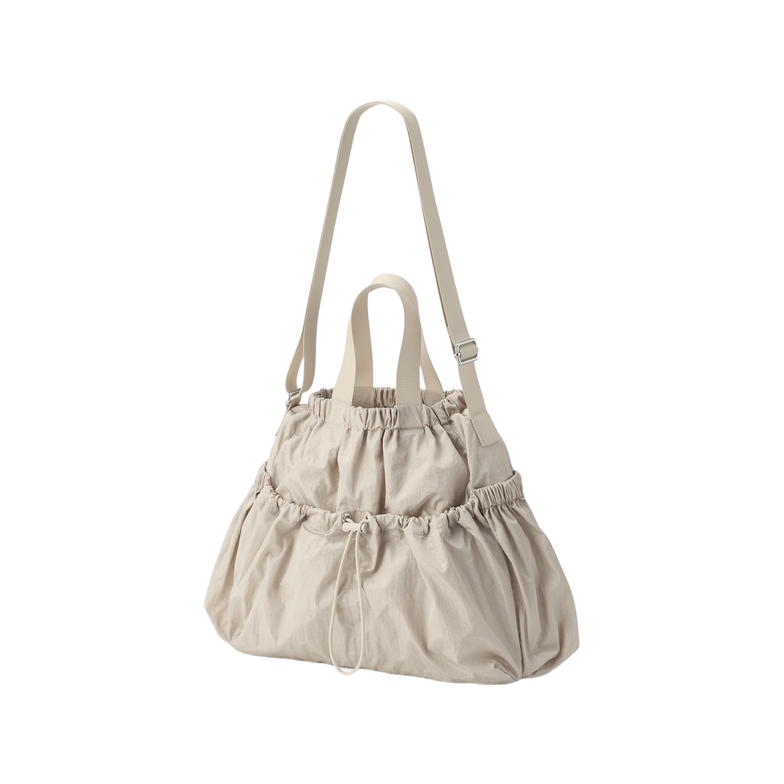 GU 개더드 포켓 백 내츄럴(GU Gathered Pocket Bag Natural)
