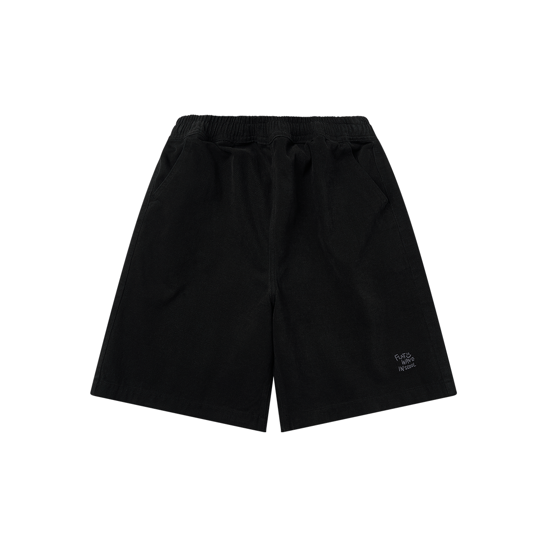 플랫웨이브 인 서울 카노아 와이드 코튼 밴딩 쇼츠 베이지(Flatwave in Seoul Kanoa Wide Cotton Banding Shorts Beige)