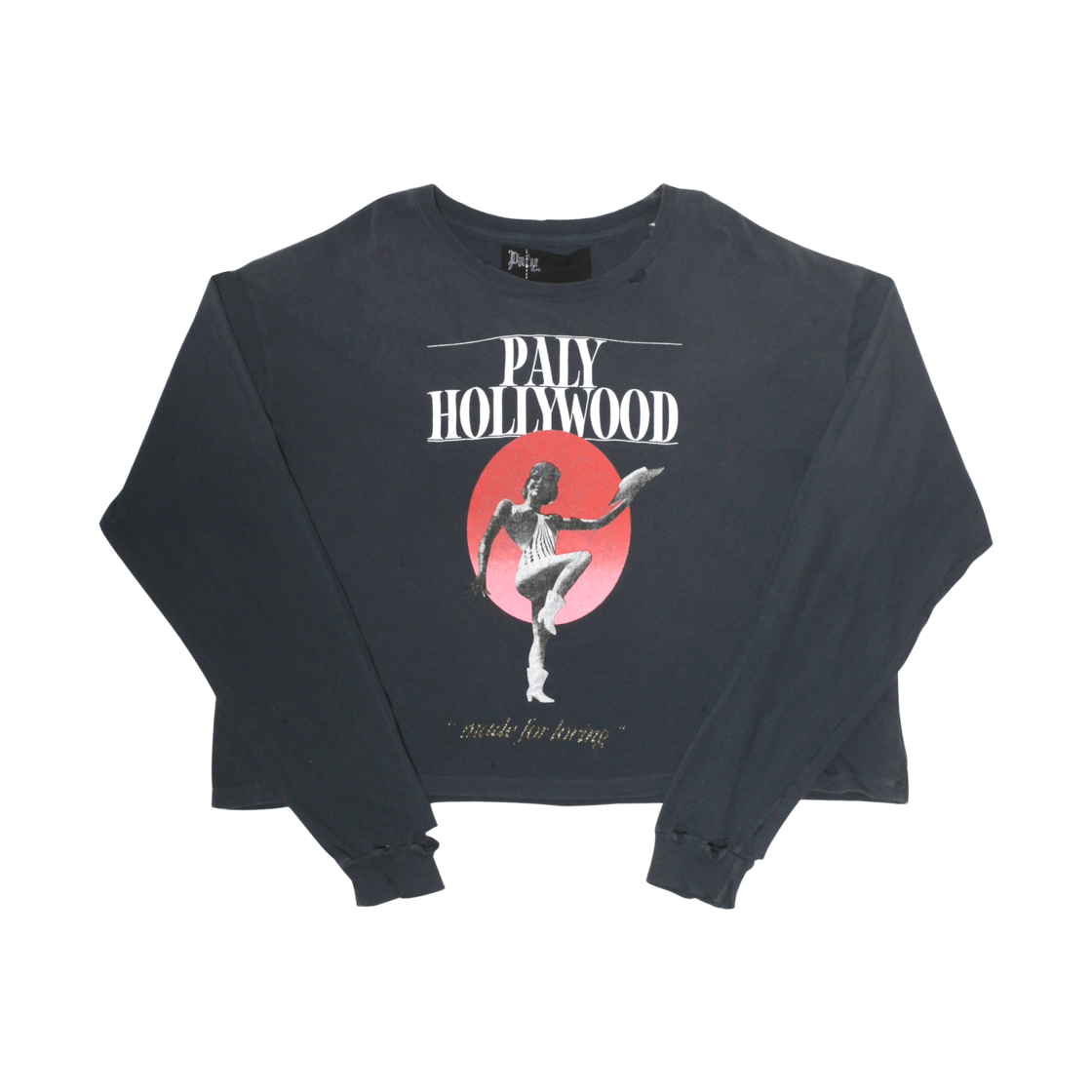 팔리 할리우드 마이라 브레켄리지 롱슬리브 티셔츠 빈티지 블랙(Paly Hollywood Myra Breckenridge Long Sleeve T-Shirt Vintage Black)