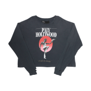 Paly Hollywood Myra Breckenridge Long Sleeve T-Shirt Vintage Black