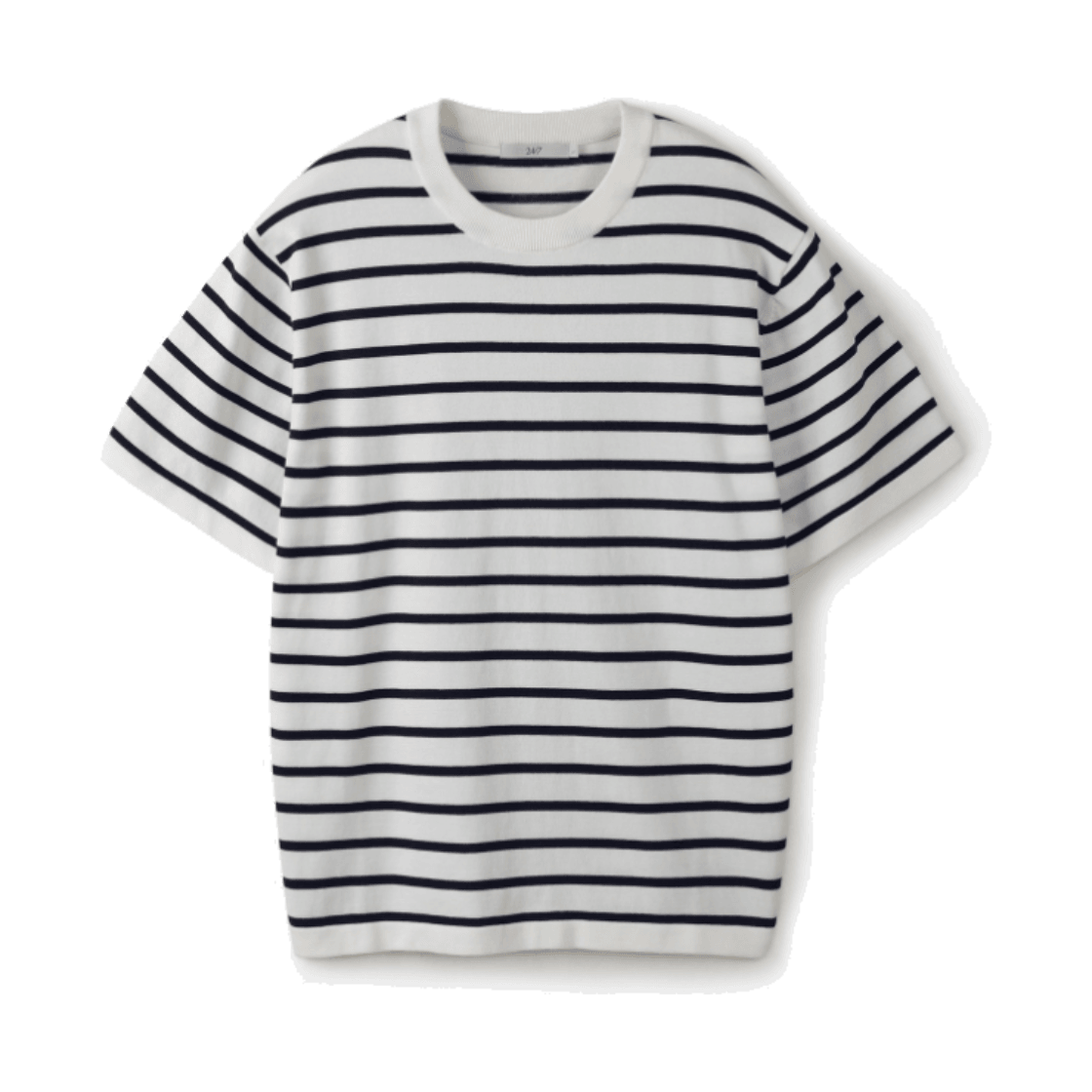 TMWAX26413WHX 24/7 Series Supima Cotton Stripe H/Knit White