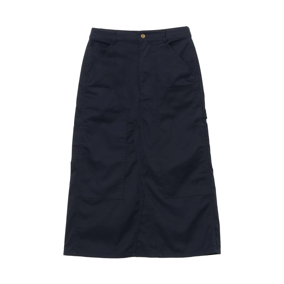 (W) 빔즈 보이 더블 니 타이트 스커트 다크 네이비((W) Beams Boy Double Knee Tight Skirt Dark Navy) - 1