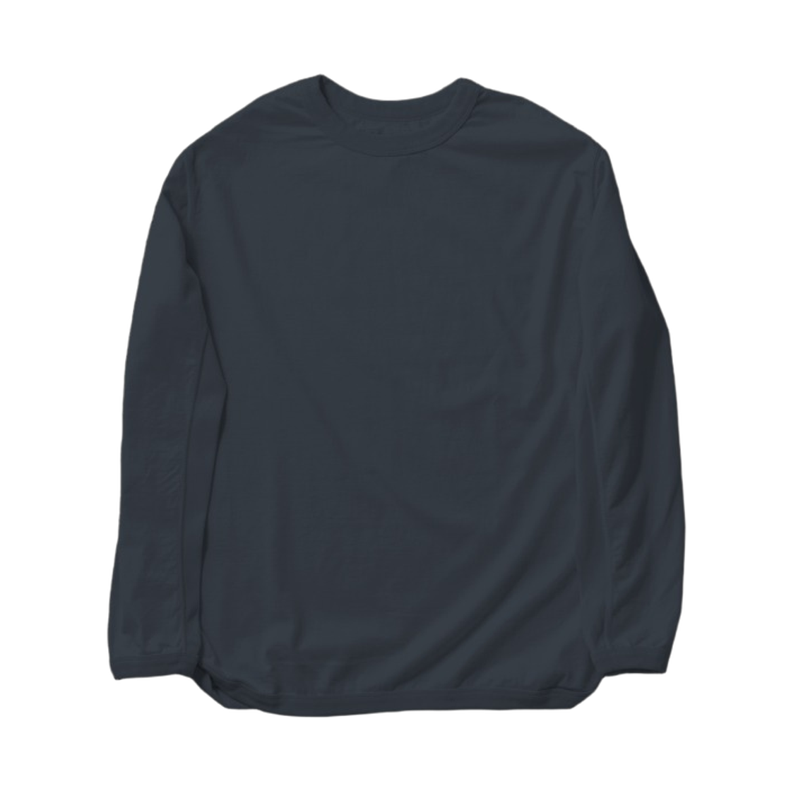 풀카운트 5222L-20A 플랫 심 헤비웨이트 롱슬리브 티셔츠 잉크 블랙(Fullcount 5222L-20A Flat Seam Heavyweight Long Sleeve T-Shirt Ink Black) - 1