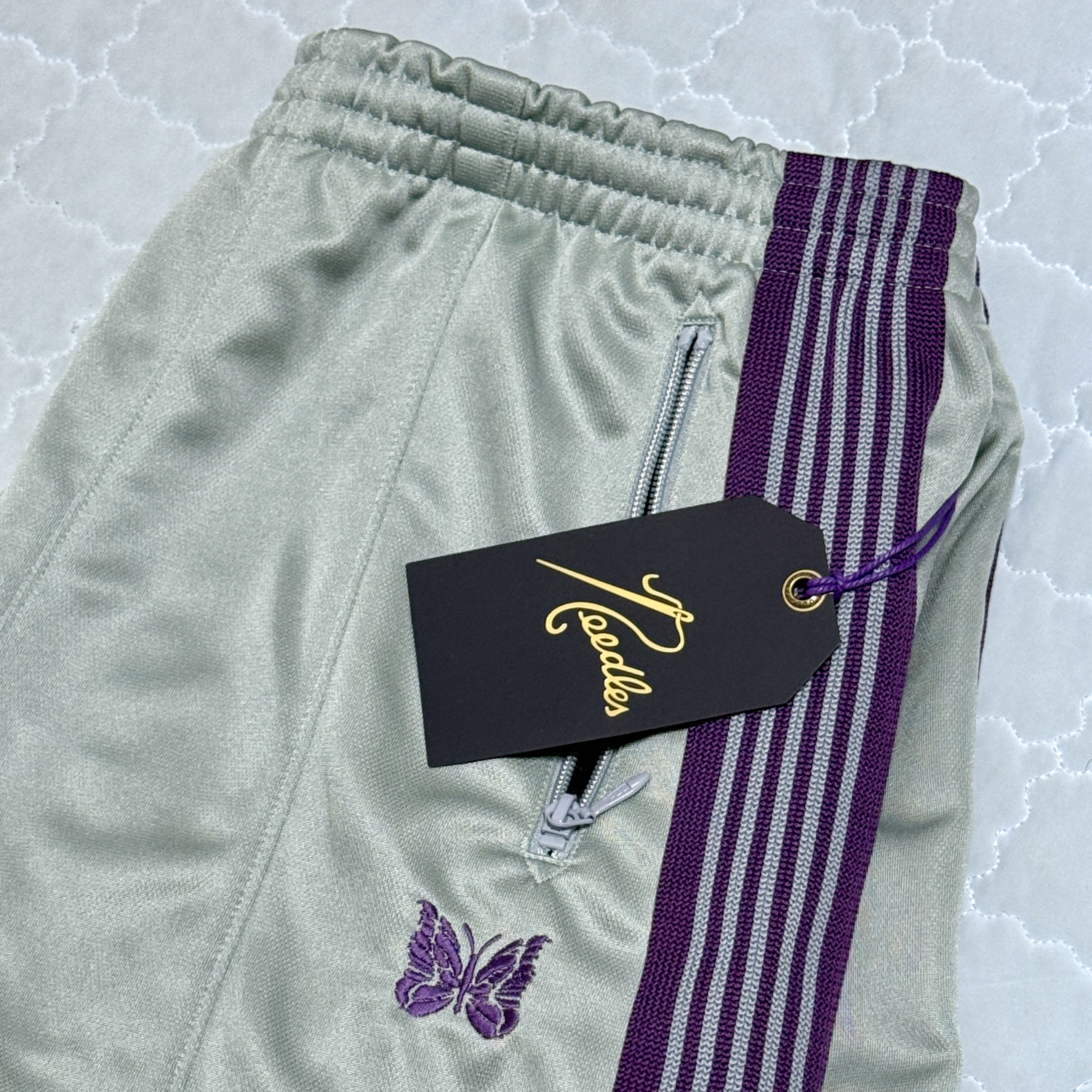 Needles H.D. Track Pants Poly Smooth Saxophone 착용 스타일
