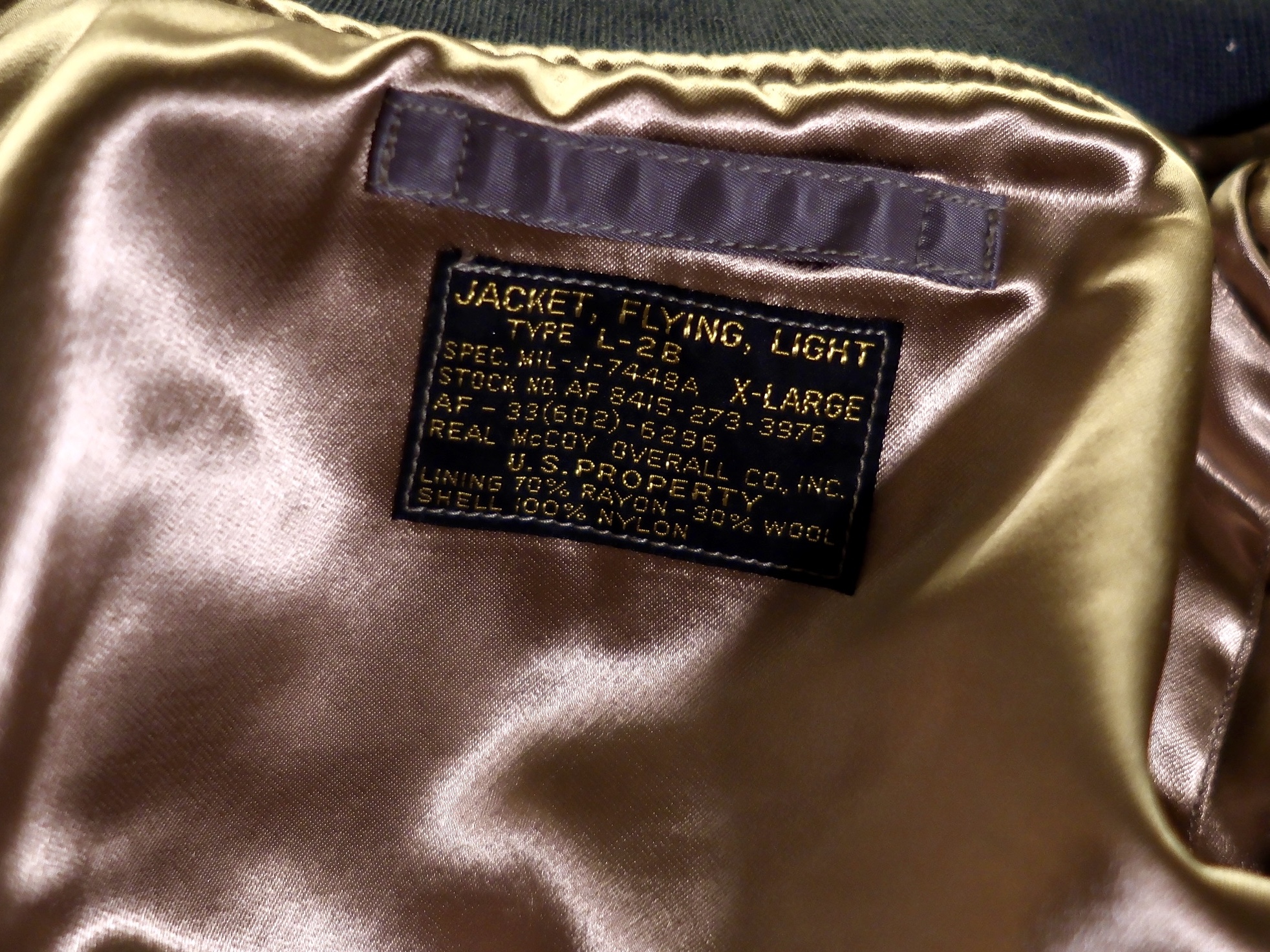 The Real McCoy's Type L-2B Sage Green 착용 스타일 - 4