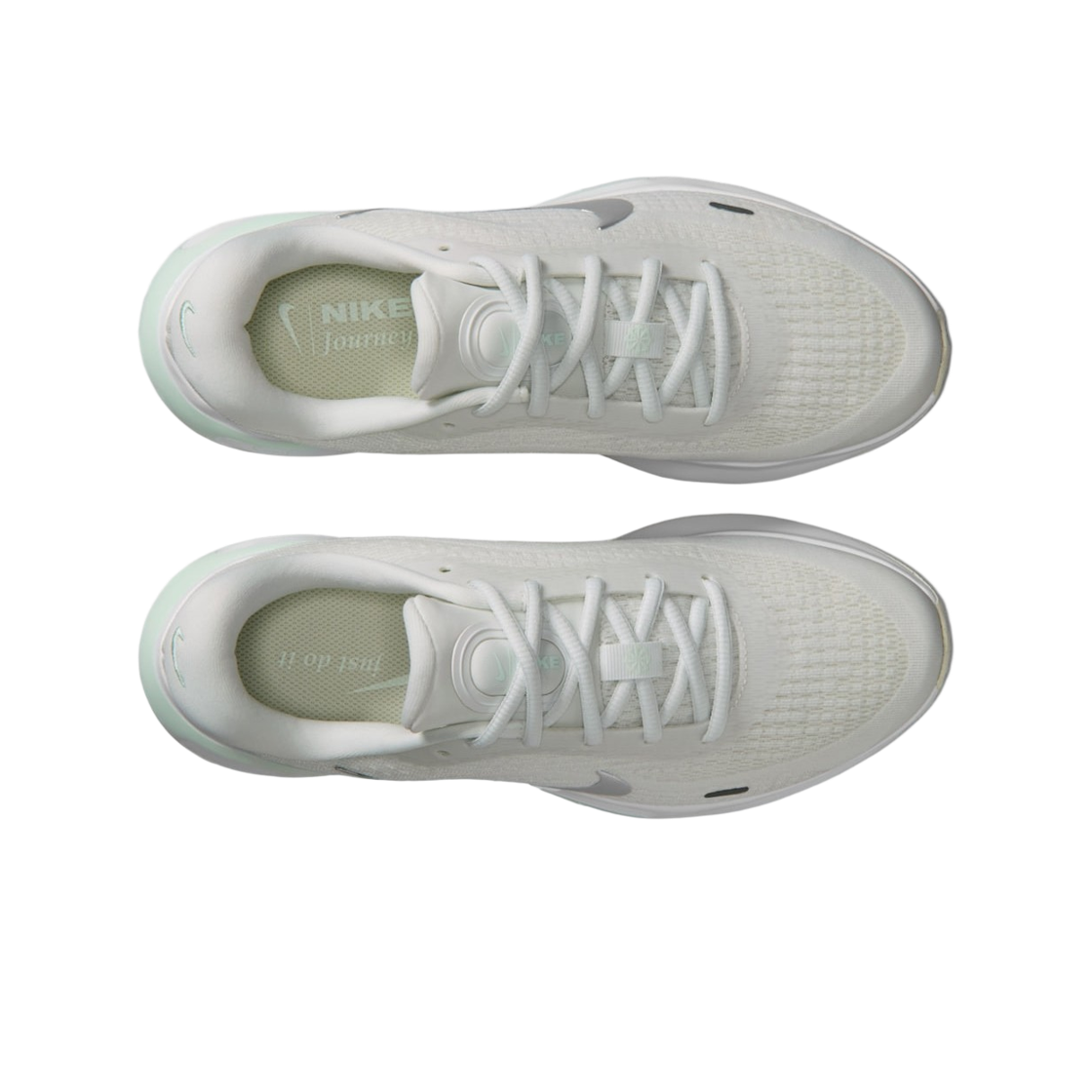 (W) 나이키 저니 런 로드 런닝 서밋 화이트 베얼리 그린((W) Nike Journey Run Road Running Summit White Barely Green) - 2