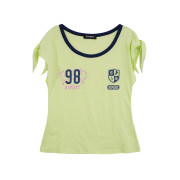SOMSOC Rico Emblem Tied Top Lime