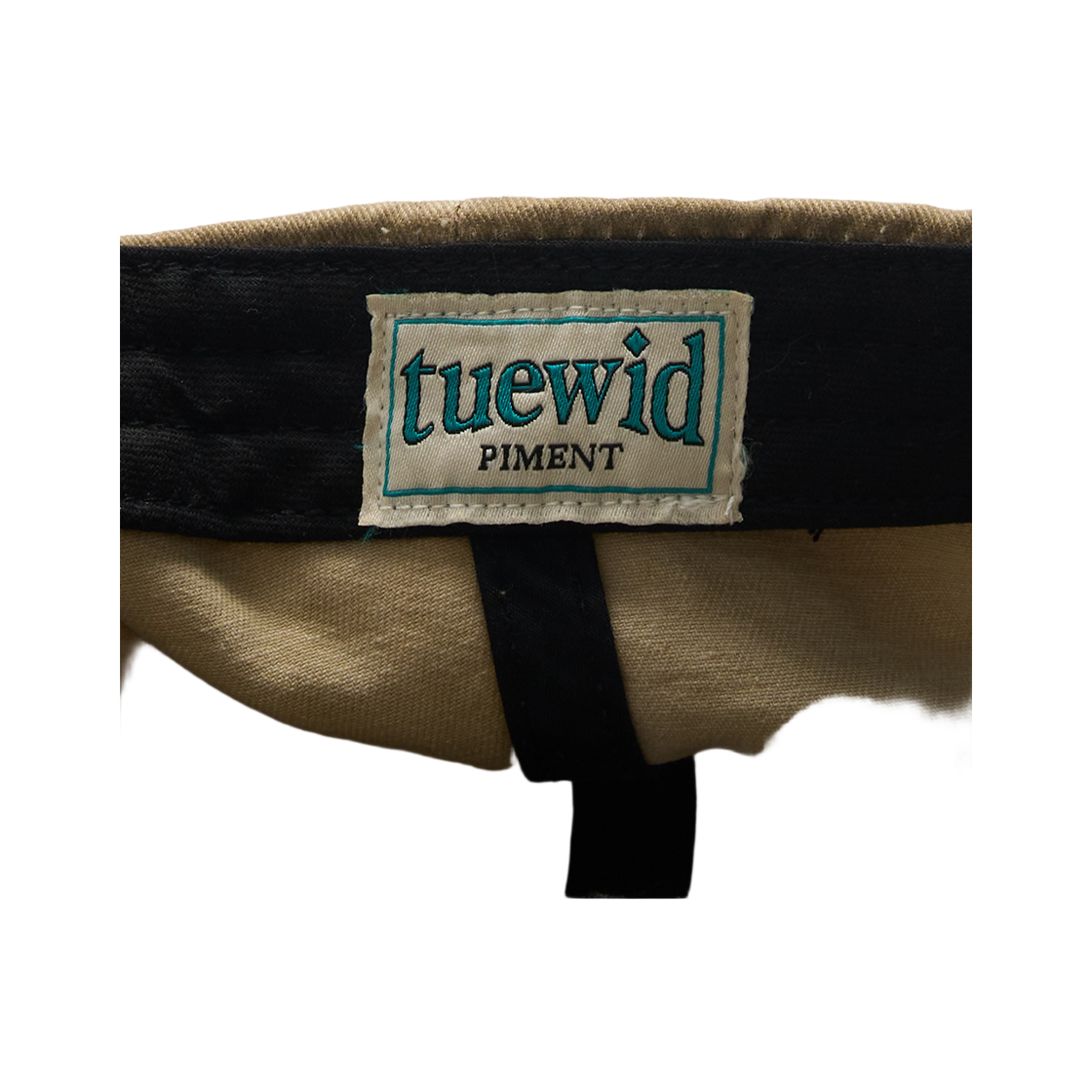 투위드 로고 볼캡 카라멜(Tuewid Logo Wrinkled Ball Cap In Caramel) - 5