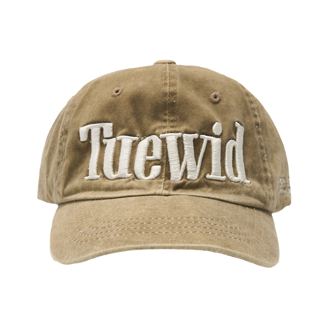 투위드 로고 볼캡 카라멜(Tuewid Logo Wrinkled Ball Cap In Caramel) - 2