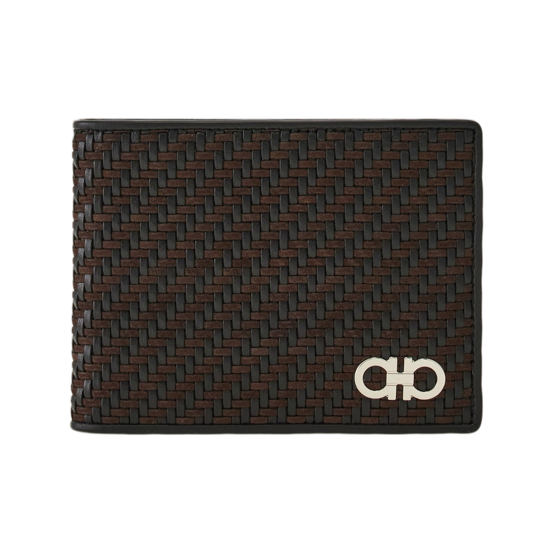 페라가모 우븐 월렛 테스타 디 모로 블랙(Ferragamo Woven Wallet Testa Di Moro Black) - 1