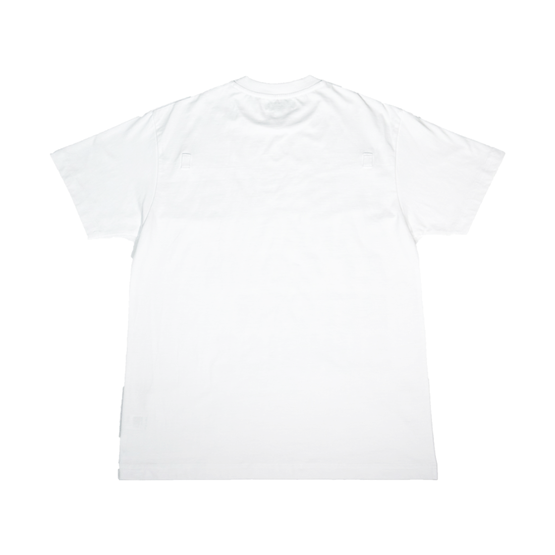 던다운 유니섹스 스트랩 프린팅 반팔 티셔츠 - 화이트(DAWNDOWN Unisex Strap Printing Half Sleeve T-Shirt White) - 2
