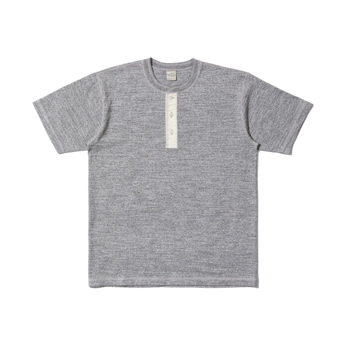버즈 릭슨 슬럽 얀 헨리넥 티셔츠 헤더 그레이(Buzz Rickson's Slub Yarn Henley Neck T-Shirt Heather Gray) - 1
