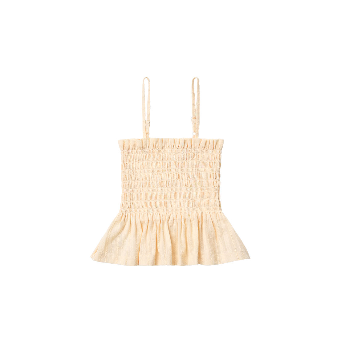 플랫웨이브 인 서울 라니 스모크드 슬리브리스 버터크림(Flatwave in Seoul Lani Smoked Sleeveless Butter Cream)