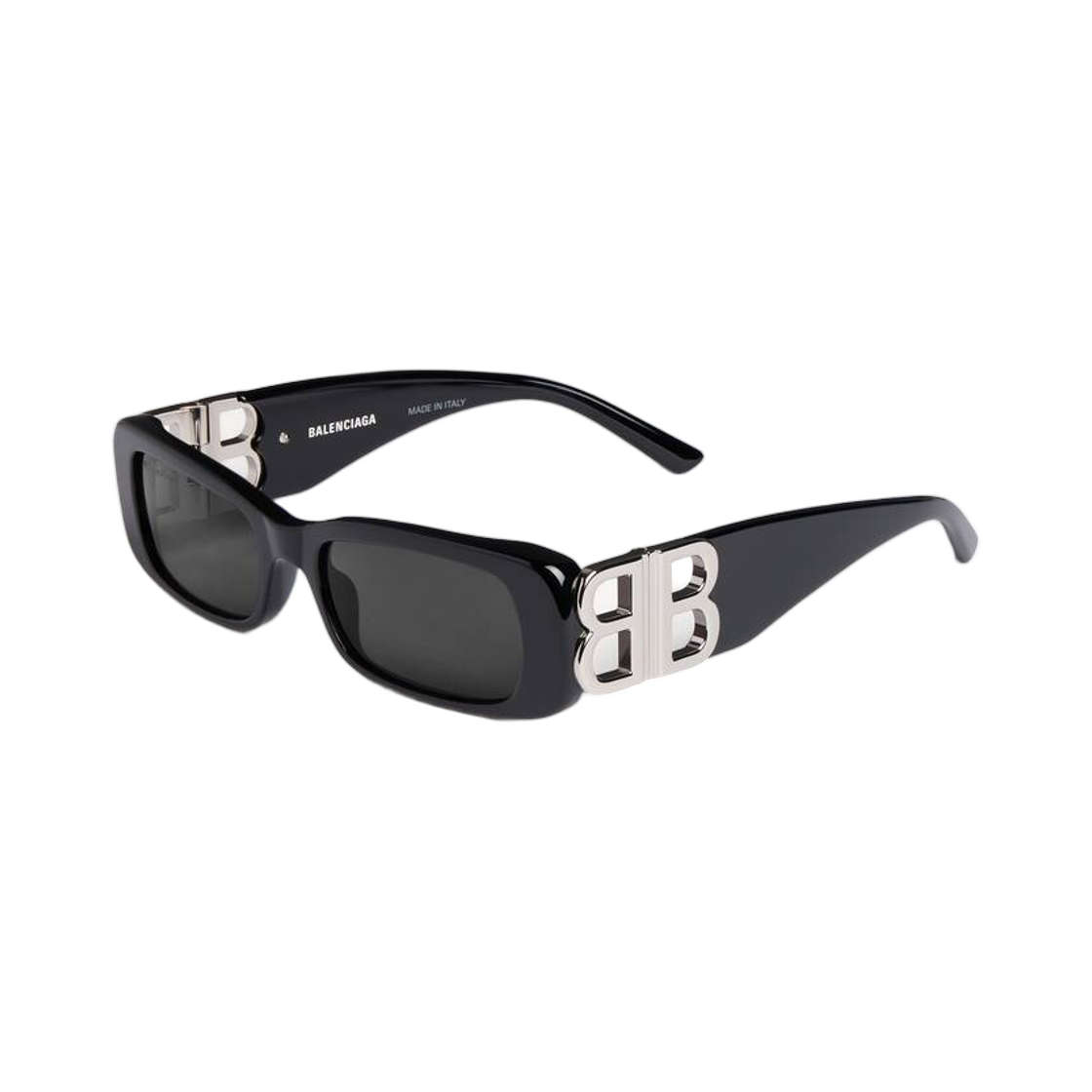 (W) 발렌시아가 다이내스티 렉탱글 선글라스 블랙((W) Balenciaga Dynasty Rectangle Sunglasses Black) - 2