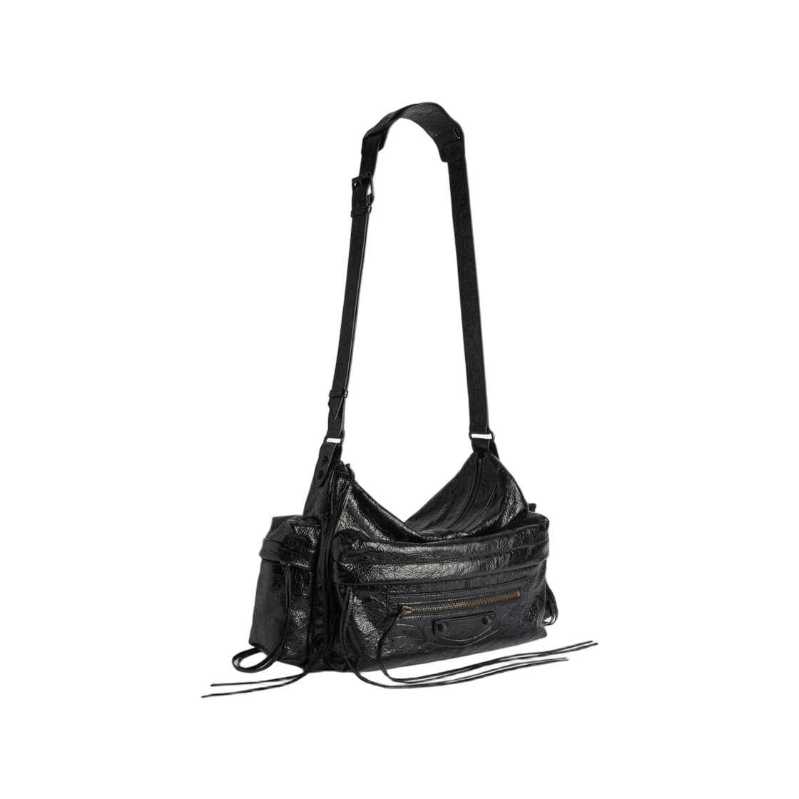발렌시아가 르 시티 멀티포켓 크로스바디백 미디움 블랙(Balenciaga Le City Multipocket Crossbody Bag Medium Black) - 2
