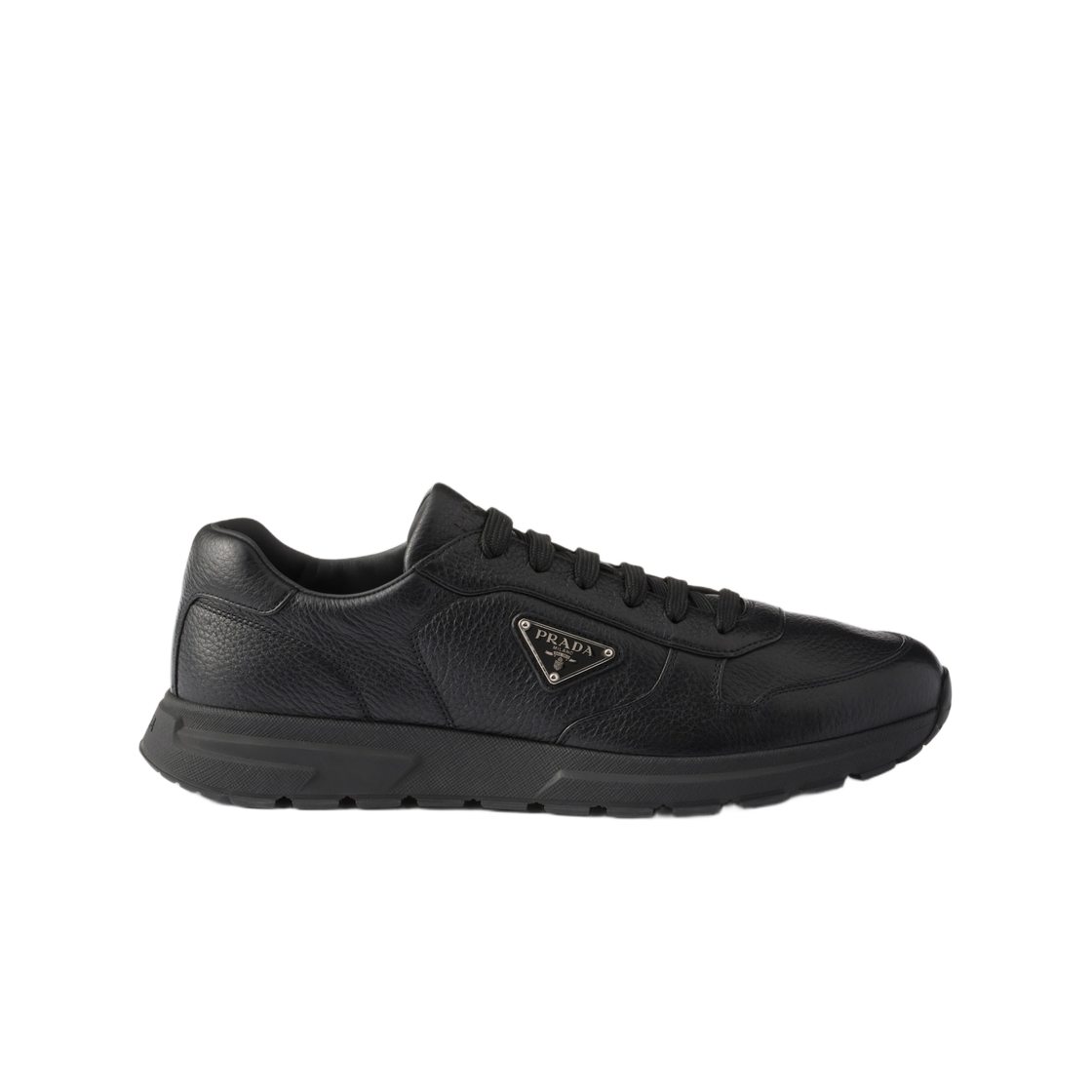 2EE443-013-F0002 Prada Prax 2.0 Leather Sneakers Black