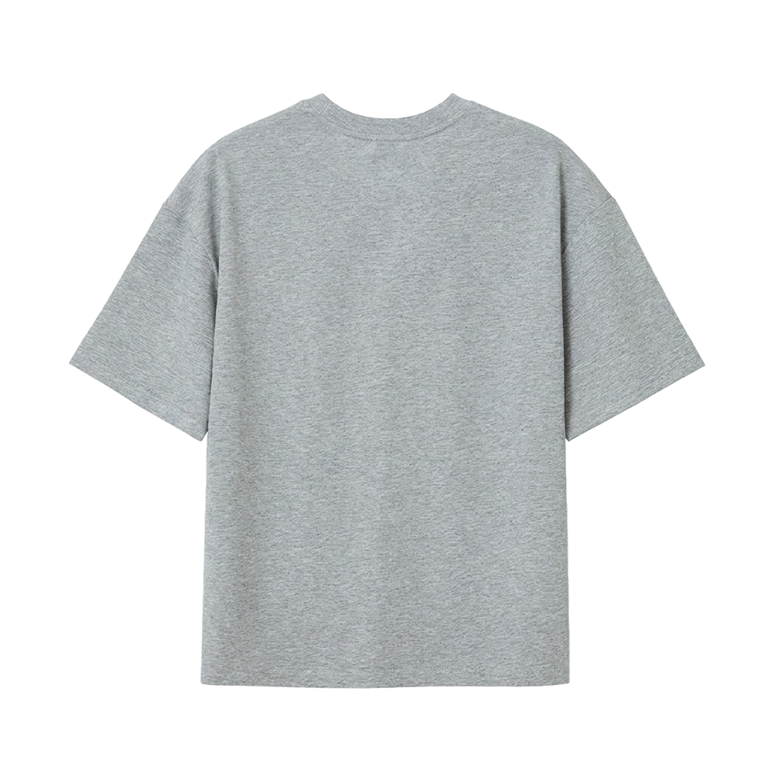 누아트스튜디오 플로우 크롭 반팔 티셔츠 멜란지그레이(NUART STUDIO Flow Crop Short Sleeve Melange Gray) - 2