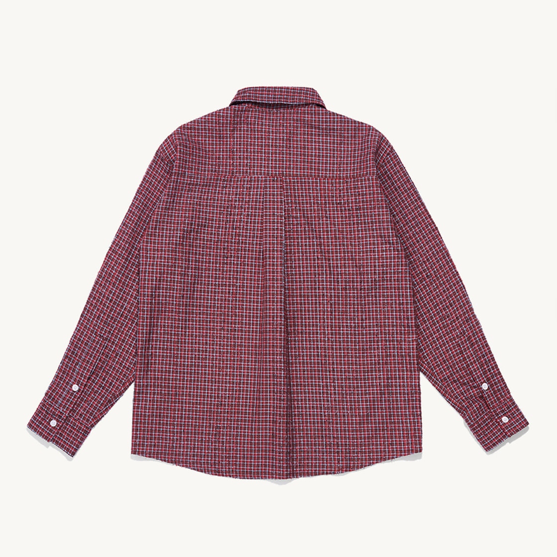 낫뉴 nn 라벨 부클 셔츠 레드(Not New nn Label Boucle Shirts Red) - 6
