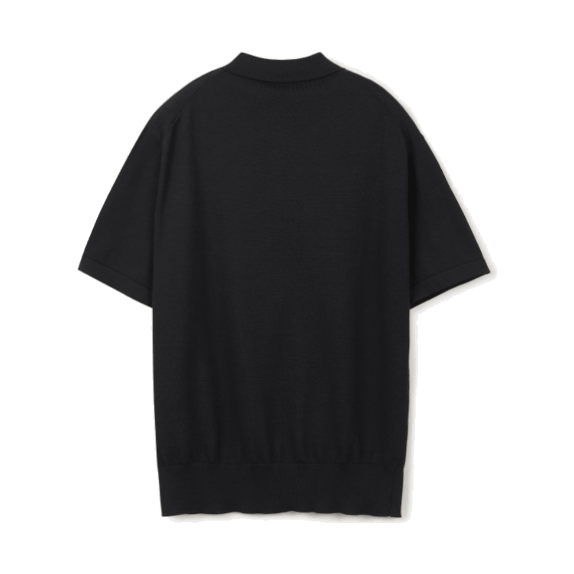 24/7 수피마 코튼 칼라 하프 니트 블랙(24/7 Series Supima Cotton Collar H/S Knit Black) - 2