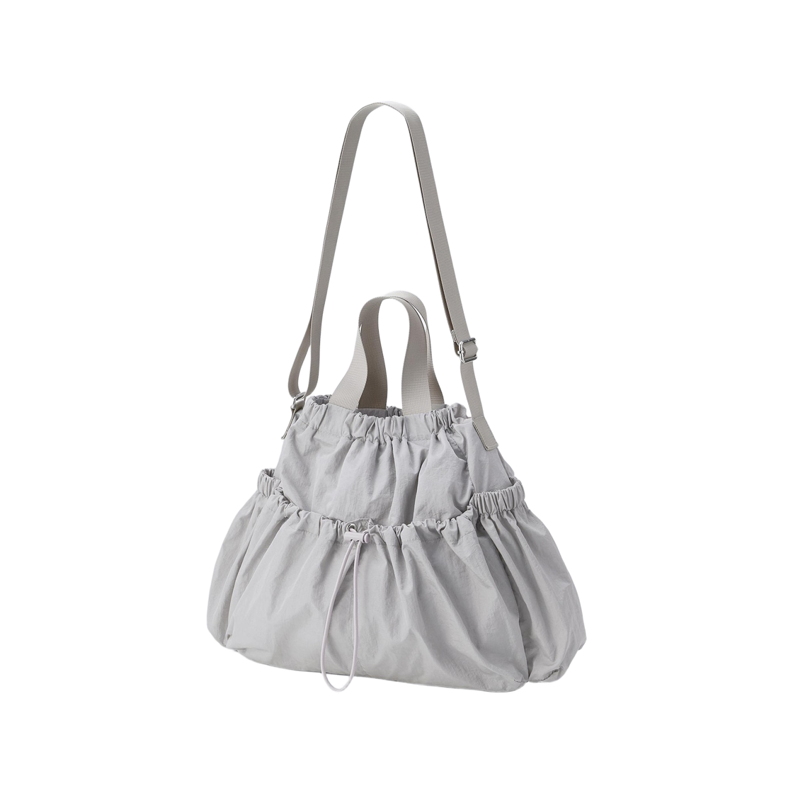 GU 개더드 포켓 백 그레이(GU Gathered Pocket Bag Gray)