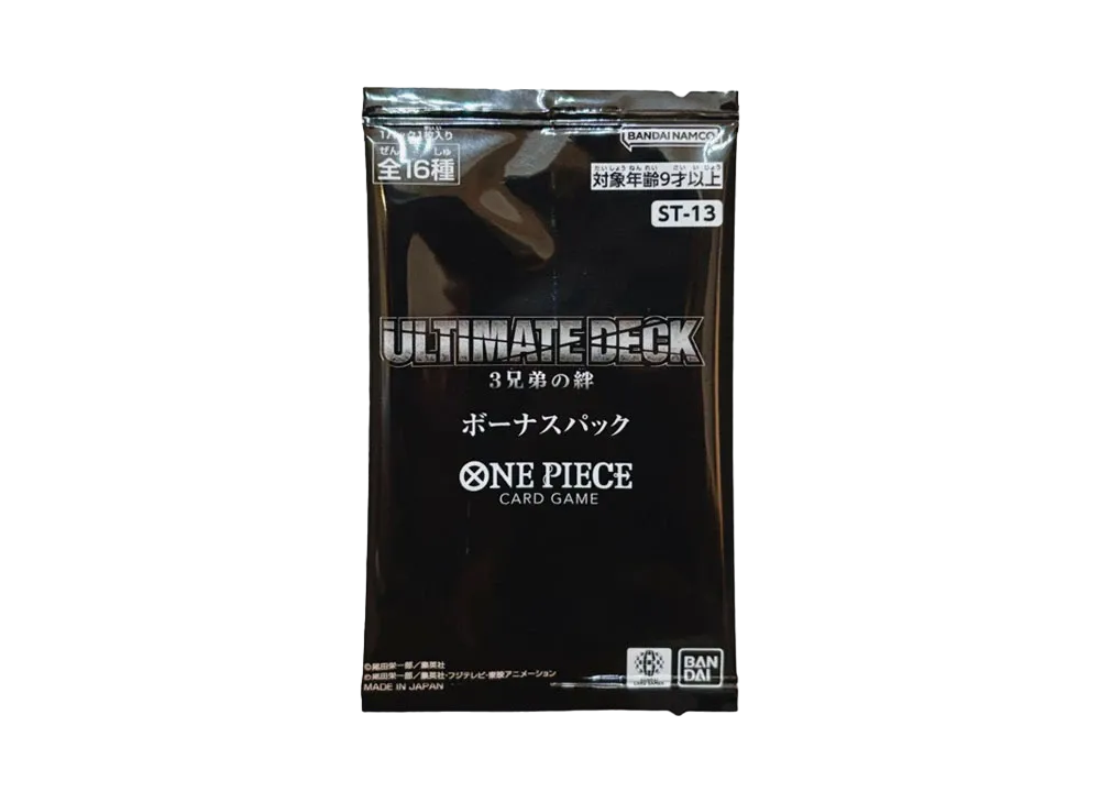 원피스 TCG 얼티밋 덱 삼형제의 유대 보너스 팩 (1장/일어판)(One Piece TCG Ultimate Deck The Three Brothers Bonus Pack (Card of 1/Japanese Ver.)) - 1