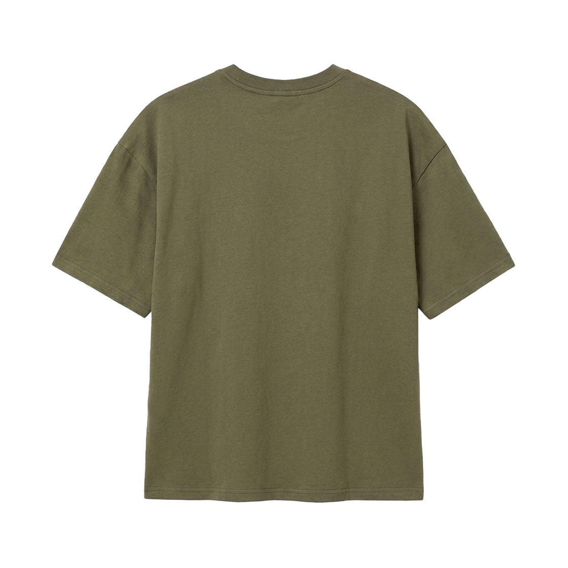 누아트스튜디오 플로우 크롭 반팔 티셔츠 카키(NUART STUDIO Flow Crop Short Sleeve Khaki) - 2