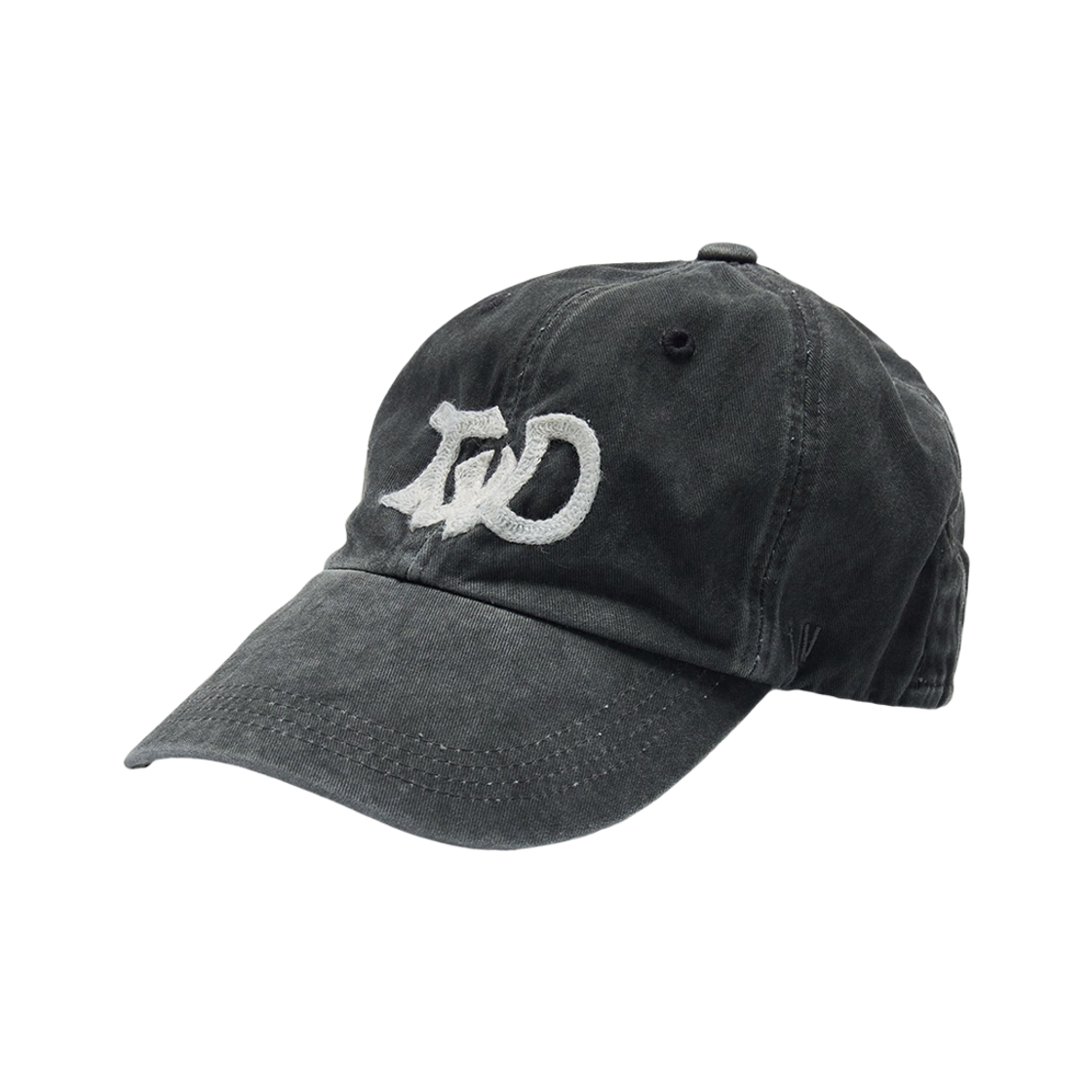 투위드 핸드자수 볼캡 차콜(Tuewid Hand Embroidery Wrinkled Ball Cap In Charcoal) - 3