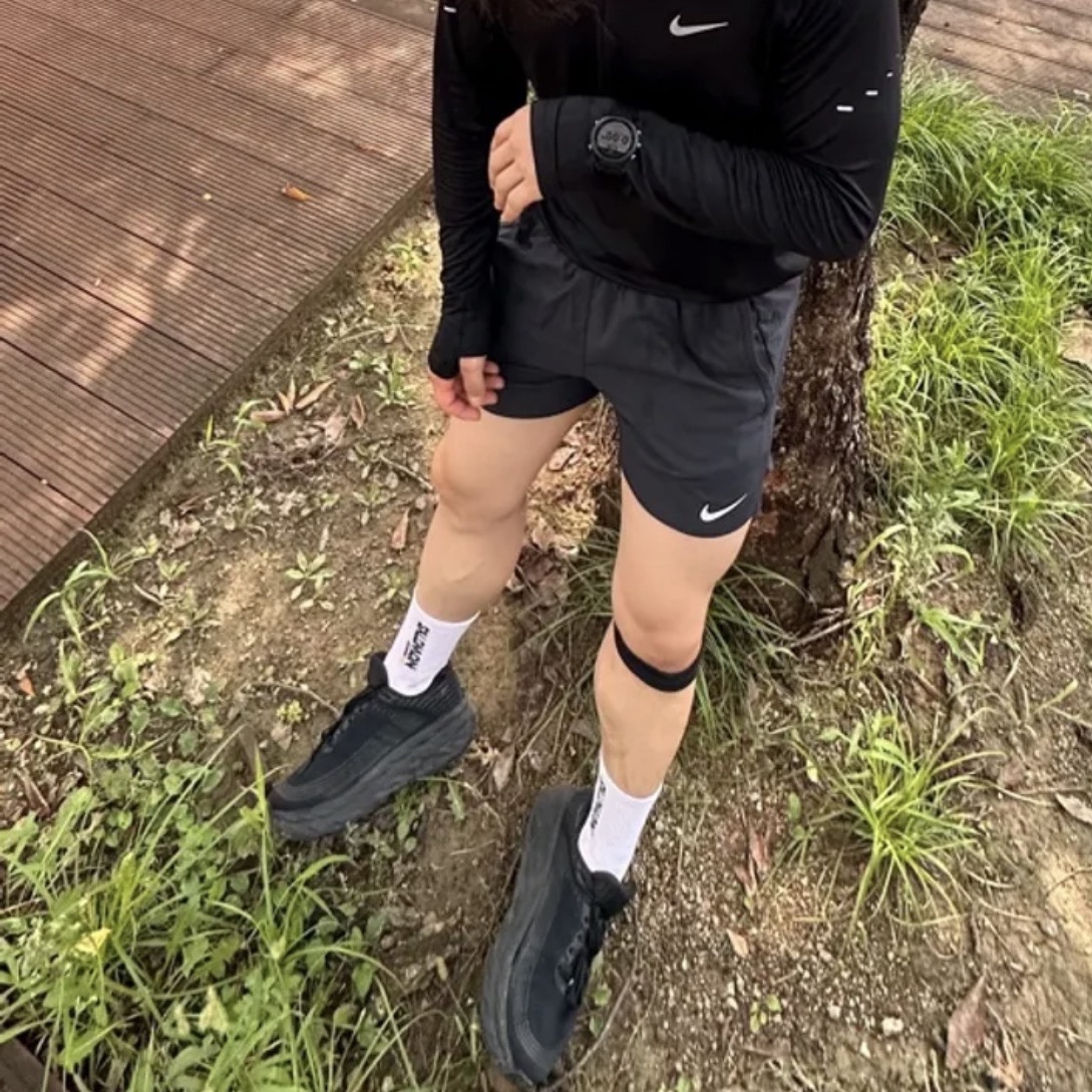 Nike Park 7 Long Sleeve Top Black 착용 스타일