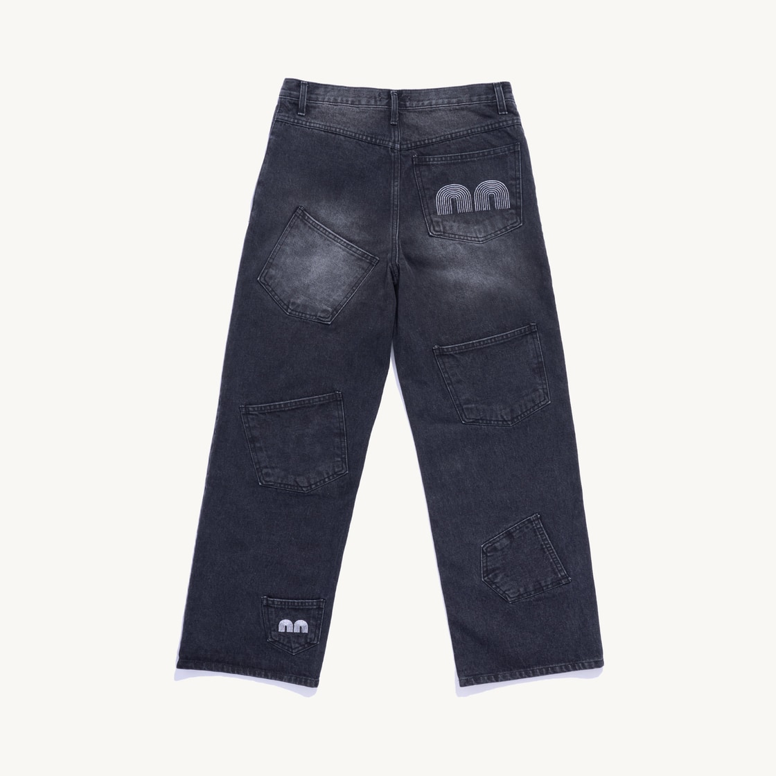 낫뉴 멀티 포켓 데님 워시드 블랙(Not New Multi Pocket Denim Washed Black) - 3