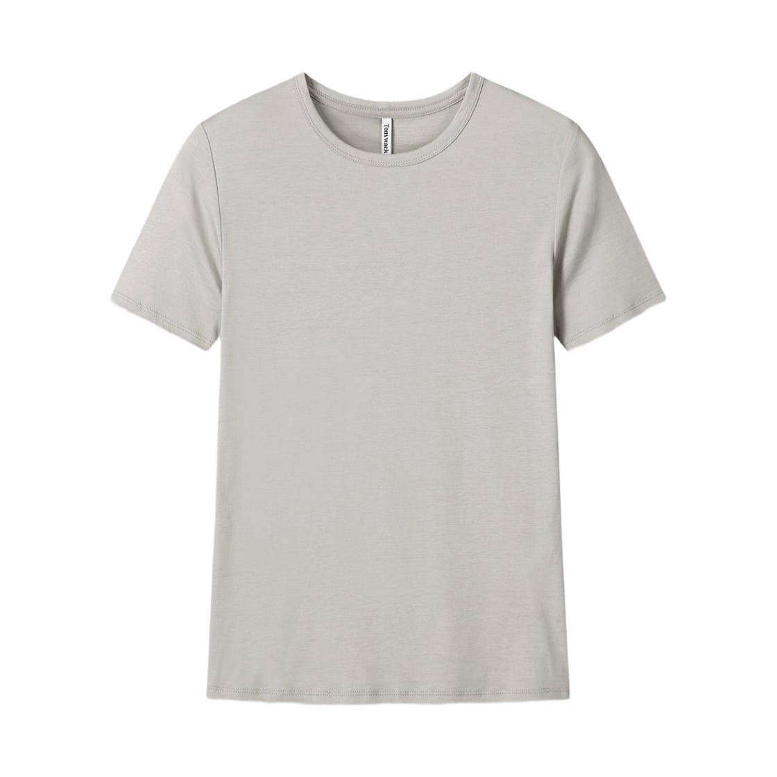 (W) 토니웩 텐셀 숏슬리브 티셔츠 라이트 그레이((W) Tonywack Tencel Short Sleeve T-Shirt Light Grey)