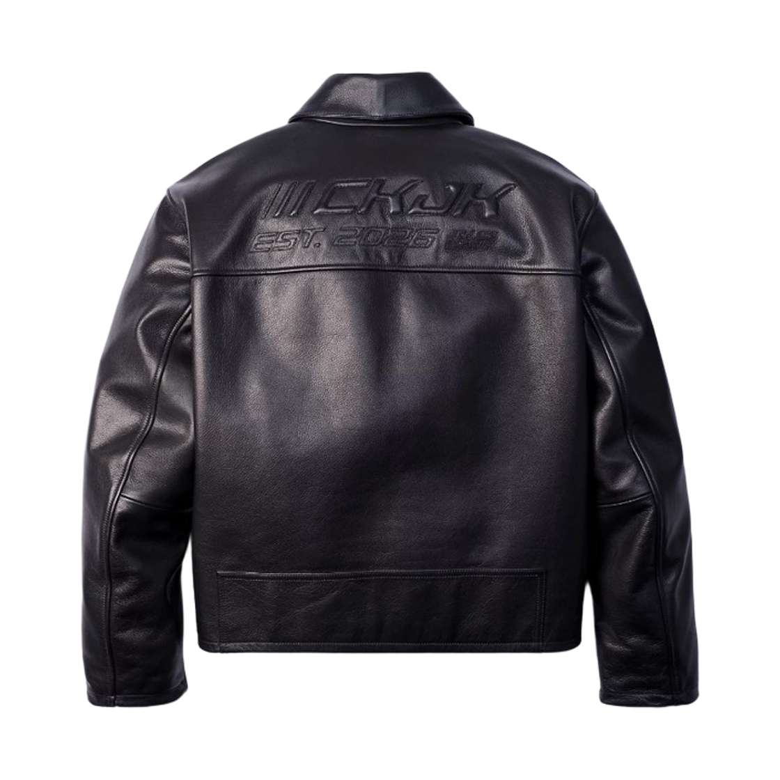 캘빈 클라인 x 정국 레더 레이서 자켓 블랙(Calvin Klein x Jung Kook Leather Racer Jacket Black) - 2