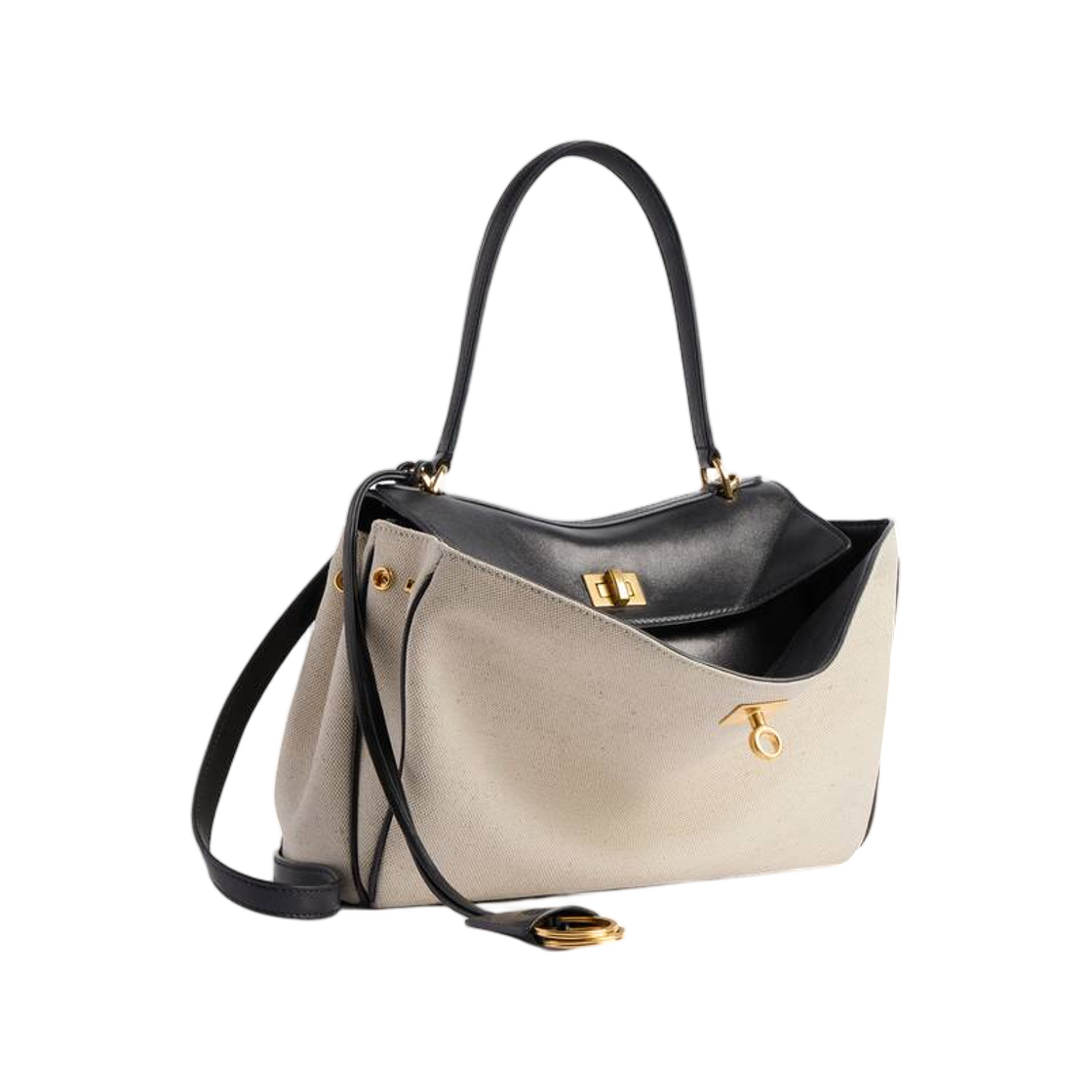 발렌시아가 로데오 핸드백 스몰 베이지 블랙(Balenciaga Rodeo Handbag Small Beige Black) - 2