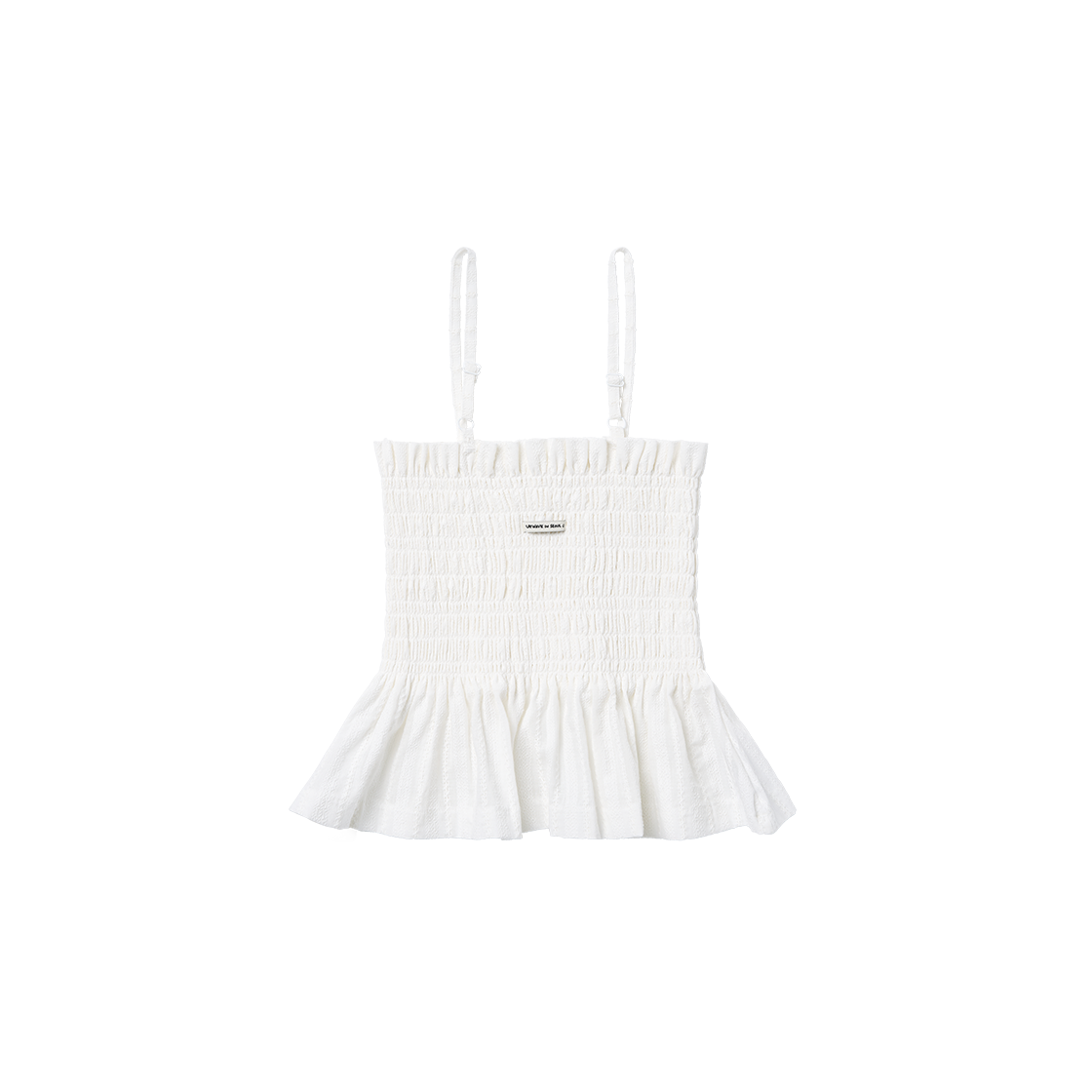 플랫웨이브 인 서울 라니 스모크드 슬리브리스 화이트(Flatwave in Seoul Lani Smoked Sleeveless White) - 2