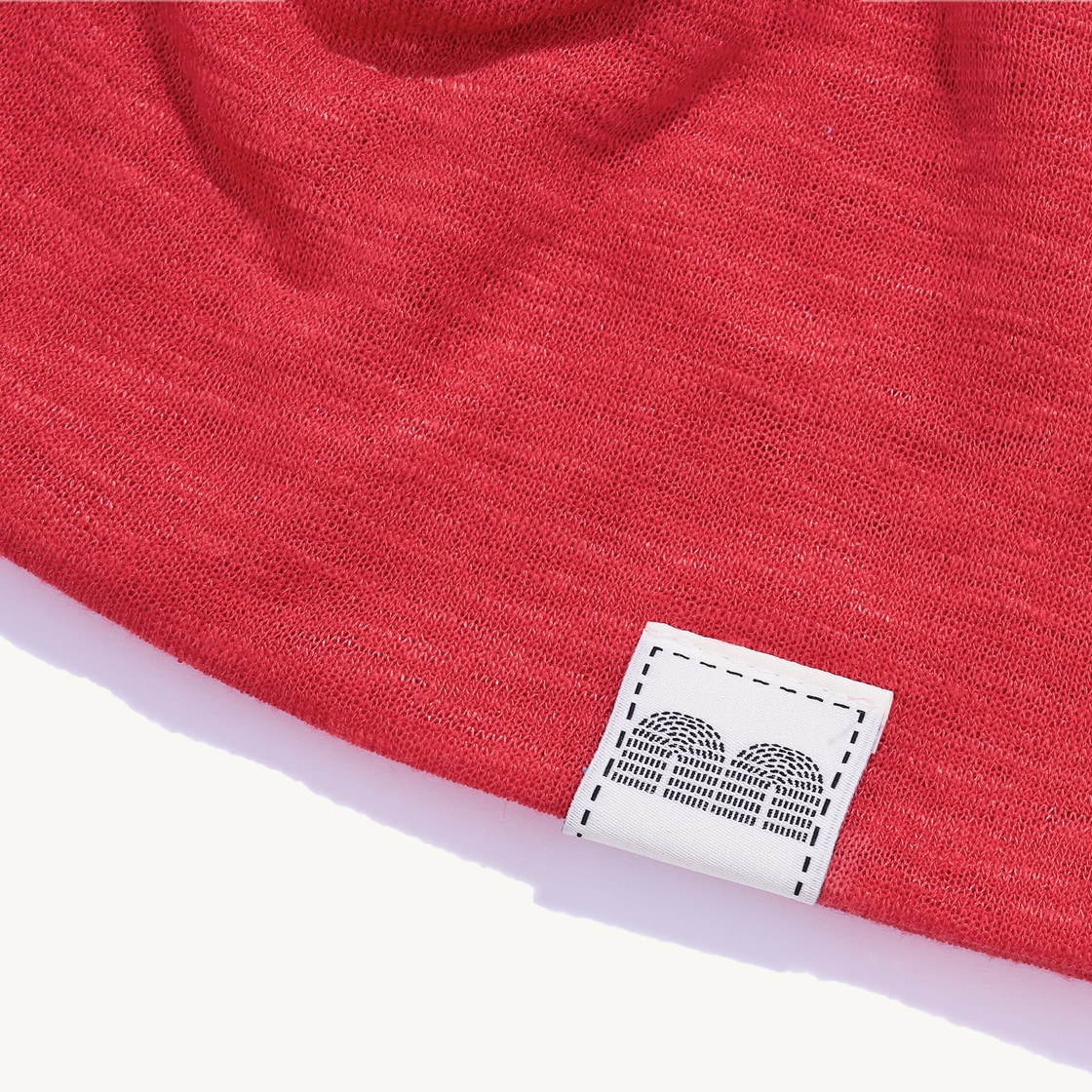 낫뉴 nn 라벨 베이직 비니 레드(Not New nn Label Basic Beanie Red) - 4