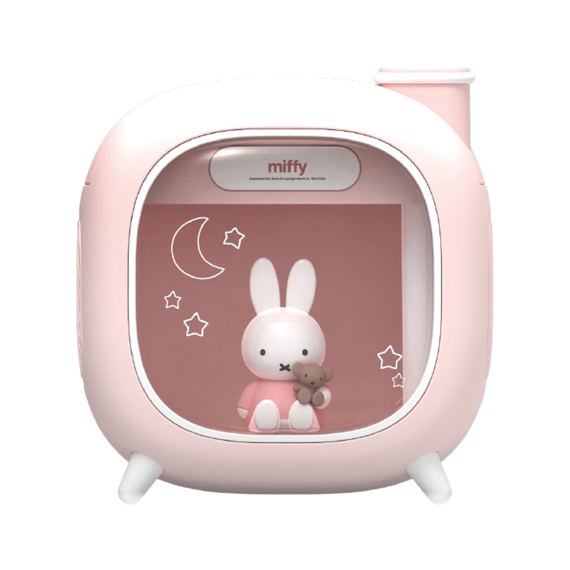 로이체 미피 듀얼 분사 저소음 LED 무드등 대용량 충전식 무선 가습기(Royche Miffy Wireless Humidifier with Dual Spray & LED Mood Light, Large Capacity Rechargeable)
