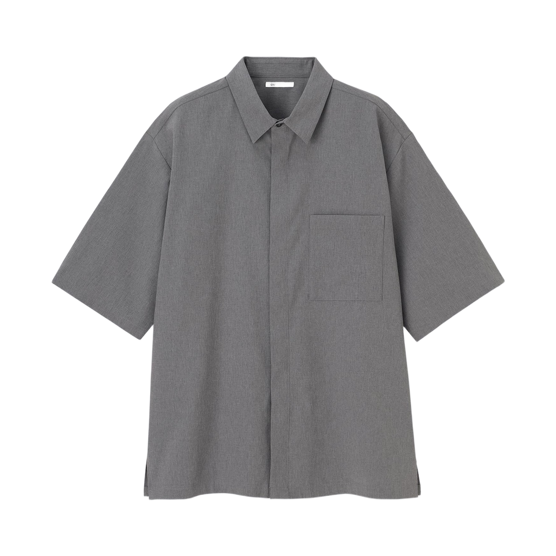 GU 드라이 플라이 프론트 셔츠 그레이(GU Dry Fly Front Shirt Gray)