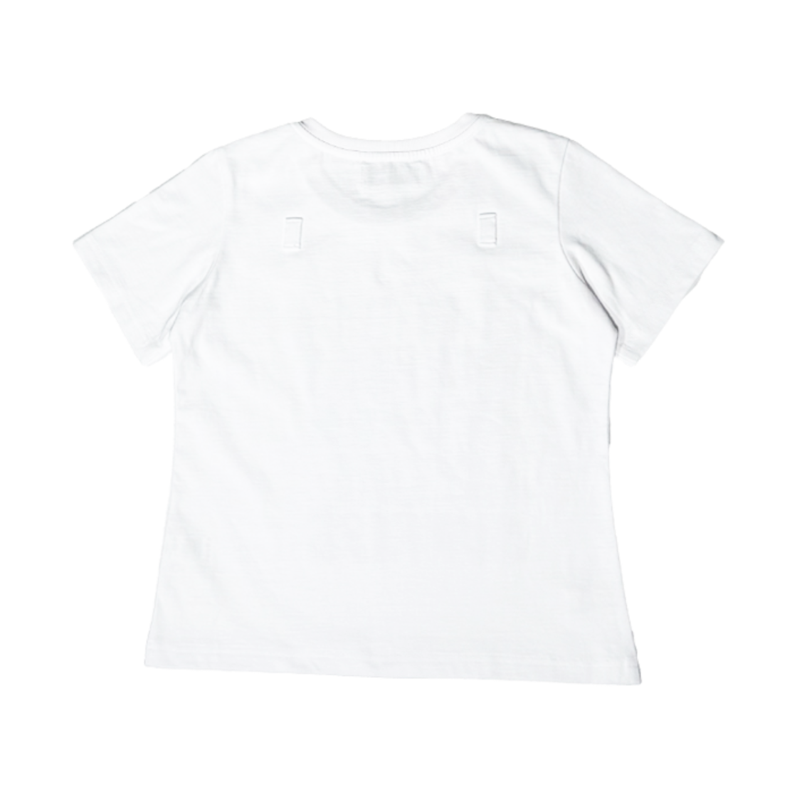 던다운 우먼 스트랩 프린팅 반팔 티셔츠 - 화이트(DAWNDOWN Women Strap Printing Half Sleeve T-Shirt White) - 2
