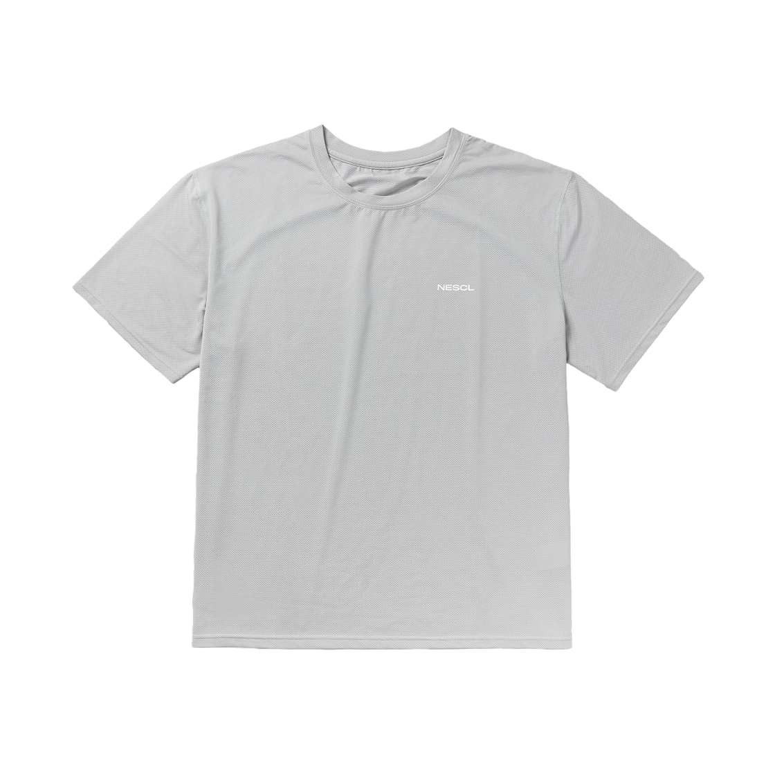 네거티브 스플릿 클럽 윈드레이어 메쉬 심볼 티셔츠 그레이(negative split club WindLayer Mesh Symbol T-Shirt Grey)