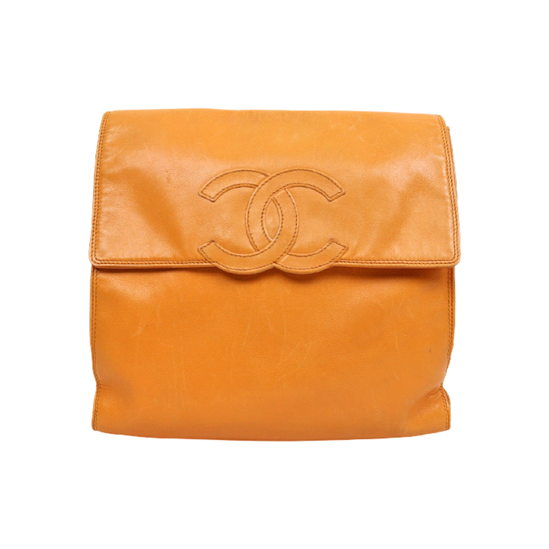 IT33F7R7DDCP Chanel Brown CC Flap Crossbody Bag