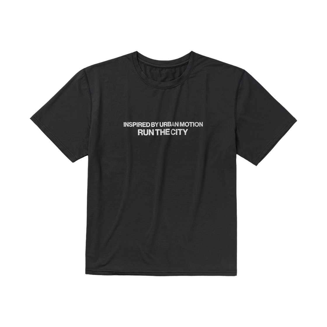 네거티브 스플릿 클럽 윈드레이어 메쉬 아스팔트 타이포 티셔츠 블랙(negative split club WindLayer Mesh Asphalt Typo T-Shirt Black)